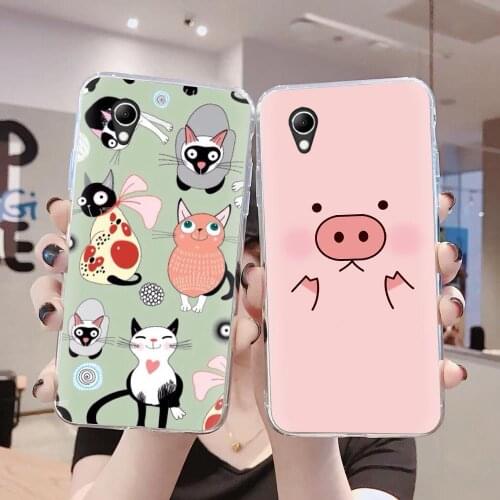 Phone Holder For Man Phone Case For Vodafone Smart E9 For Woman Shockproof Original Soft Cover Cute