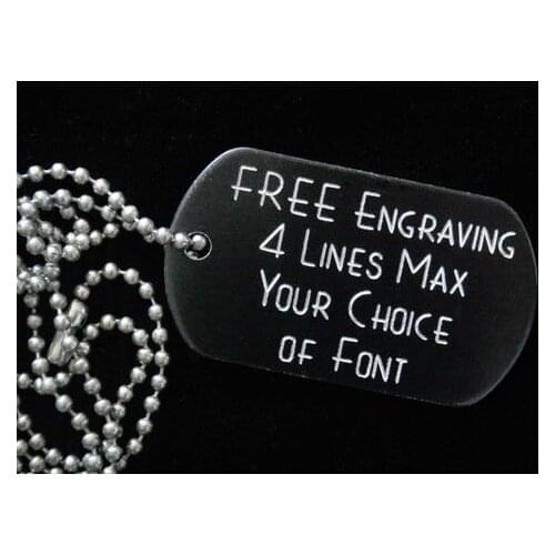 Low price military dog tags hot sales personalized Engraved Dog Tag cheap US Military dog tag Custom Medic Dog tags