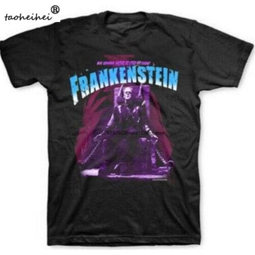 Frankenstein T Shirt Electric Chair Official Universal Monsters Tee New