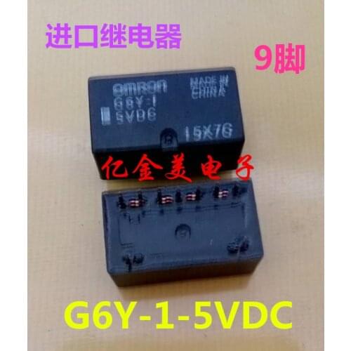 G6Y-1-5VDC relay 9-pin 5V G6Y-1