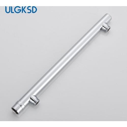 41cm Chrome Finished Solid Brass Shower Arm for Shower Head for Shower Faucet Wall Mounted Bathroom Accessory