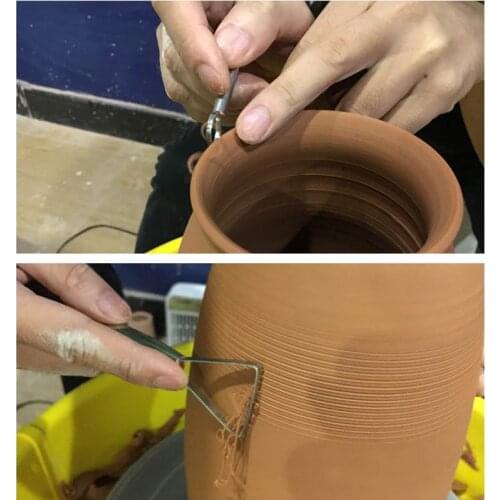 Sculpting Pottery Tools Crafts Stainless Steel Potters Sculpture Ceramic Clay Polymer Scraping Modelling Tool