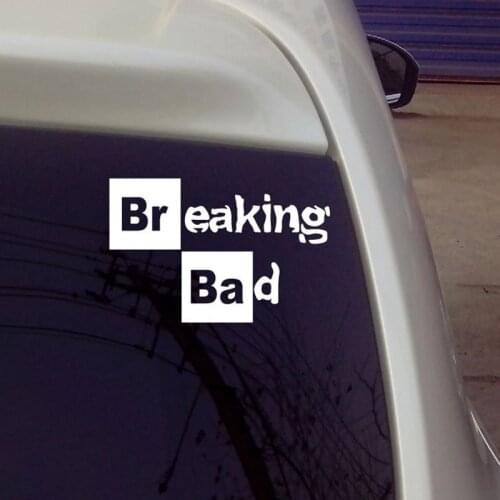 Classic American TV series Breaking Bad Walt white vinyl sticker car window decal
