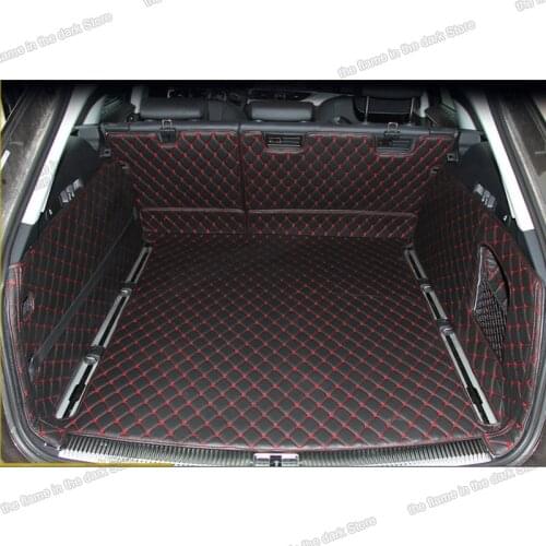 Leather Car Trunk Mat Cargo Liner for Audi A6 avant 2010 2011 2012 2013 2014 2015 2016 2017 Allroad C7 sedan accessories