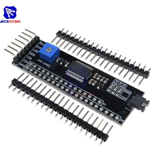 MCP23017 12864 1602 2004 LCD I2C IIC TWI SPI Serial Interface Adapter Plate Board for Arduino Converter LCD Module with Pin