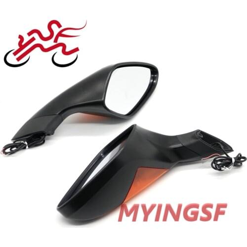Motorcycle Accessories Rear View Mirror Turn Signal For MV Agusta F3 800/675 2012-2018 Side Rearview Mirrors with Indicator