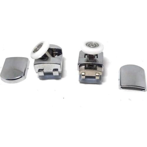 Single Shower Door Rollers Runners Wheels Pulleys Replacement Top/Bottom Shower Wheels 25mm Hardware Tools