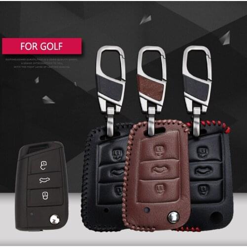 Flip Folding Car Key Case Cover For VW Volkswagen Polo Golf 4 5 6 T5 Passat B6 Touran Beetle Tiguan Auto Key Chains Holder Shell