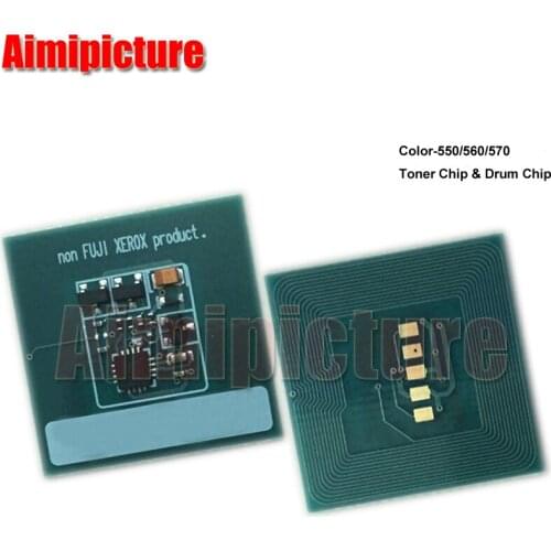Toner Chip For Xerox Color 550 560 570 C550 C560 006R01525 006R01528 006R01527 006R01526 Toner Cartridge Chip 2sets 8pcs/lot