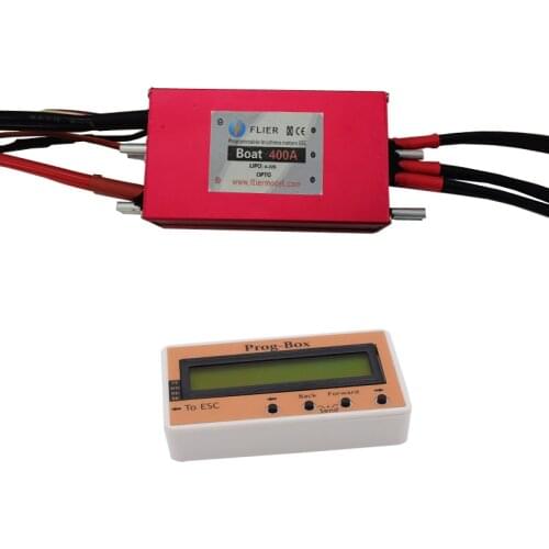 HV 22S 90V 400A waterproof blushless ESC for rc Boat hydrofoil electric surfboard with program box