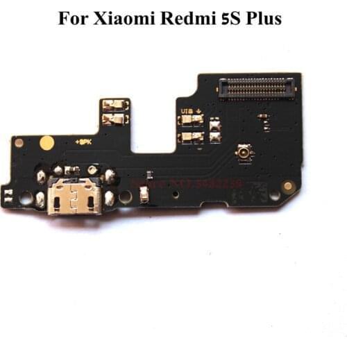Original USB Charging Dock Port Flex cable For Xiaomi Redmi 5S Plus 5SP Charger plug board with Microphone Replacement parts