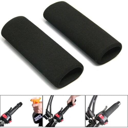 Motorcycle Handlebar Cover Motorbike Slip-on Foam Grip Cover Anti Vibration
