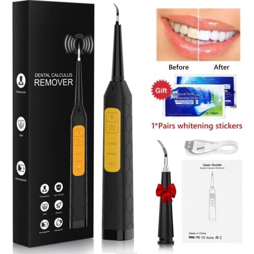 Electric Ultrasonic Sonic Dental Scaler LED Display Tooth Calculus Remover Cleaner Tooth Stains Tartar Tool Whiten Teeth Tartar