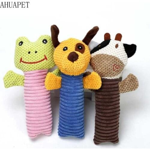 Toy Cat Peluches Para Perros Jouets Chien Interactive Dog Squeaky Toy Brinquedos Para Caes Dog Cat FleecePlush Squeak Sound