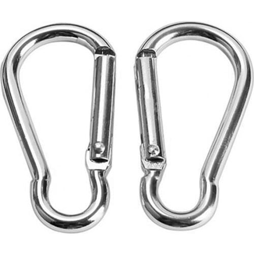 40%HOT 20Pcs Carabiners Lightweight Multi-purpose Aluminium Alloy Locking Carabiners for Camping