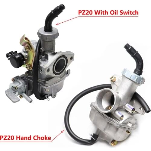 20mm PZ20 Motorcycle Carburetor Hand Cable Choke Carb For 50cc-250cc Dirt Bike ATV Quad Go Kart Moped SUNL HK110