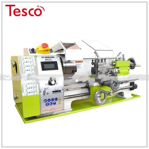 NUMOBAMS WM210V Mini Lathe MT5 spindle with 850W Brushless Motor & 125mm Chuck Mini Metal Lathe Machine