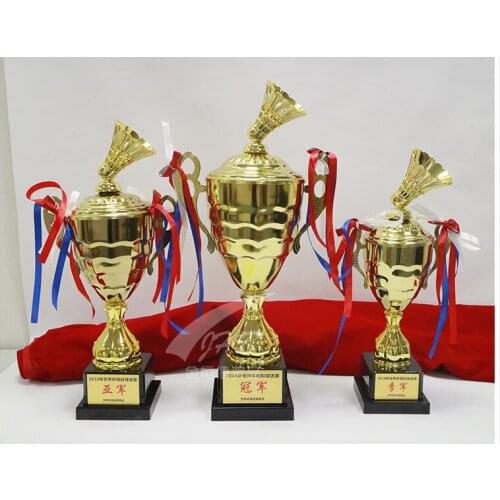 Model trophy World Cup scene arrangement CUP Custom metal student soccer basketball trophy campus fishing badminton table tennis