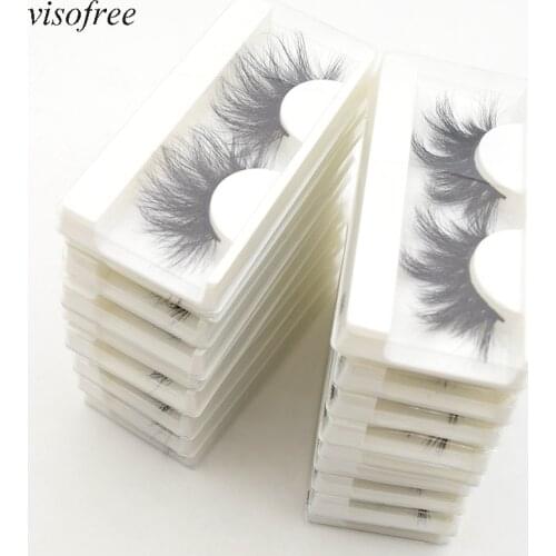Visofree lashes mink 25mm wholesale eyelashes set 3D Mink Lashes Bulk fluffy Dramatic False Eyelashes Extension Vendor Makeup