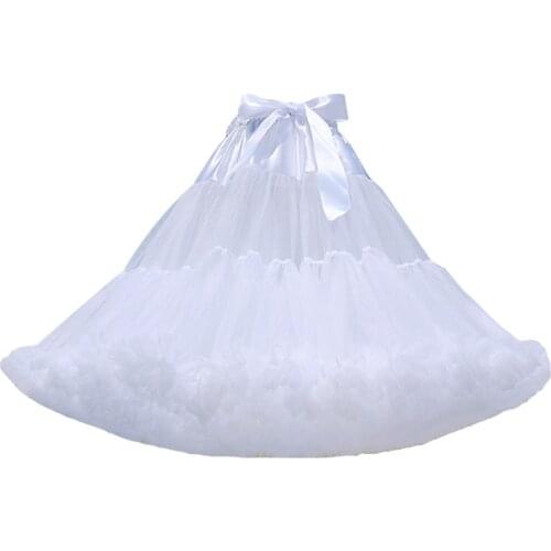 New Short Tulle Petticoat Dress Girls Skirt Petticoat Tutu Lolita Faldas Cupcake Dress Multi Color EE102