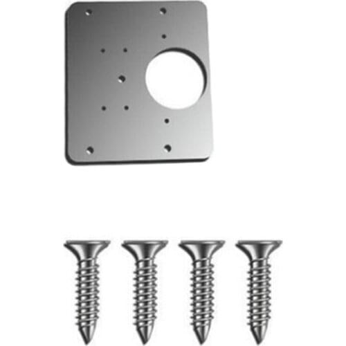 Cabinet Stainless Steel Hinges Kitchen Cupboard Hinge Repair Plate 3.94x3.54in Rust Resistant With Screws For Cabinet Furniture