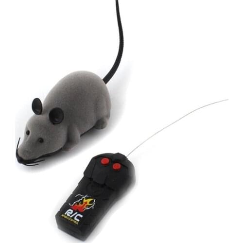 Hot New Cat Toys Remote Control Wireless RC Simulation Mouse Toys Electronic Rat Mice Toys For Kitten Cat fashion Novelty Toys