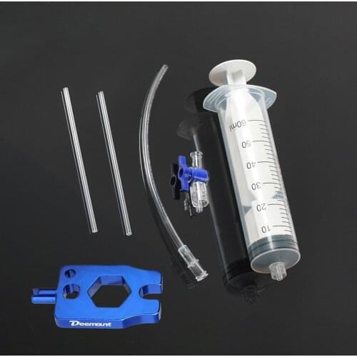 MTB Bike Tubeless Tyre Tepair Fluid Injection Tool Tire Filling Syringe Tool Syringe Rubber Hose Kit For MTB Bicycle