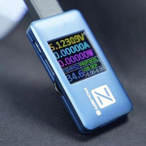 Power-Z FL001 Super Tester Type-c PD QC 3.0 2.0 Voltage Current Ripple Dual Type-C Volt Meter Power Bank Detector PD Converter