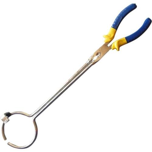 16'' Crucible Tong Melting Dish Holder Plier Lab Melting Metal Tool Chemical Lab