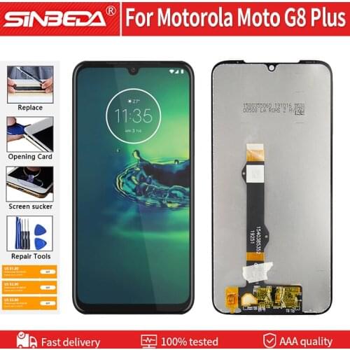 6.3" For Motorola Moto G8 Plus LCD Screen For MOTO G8 Plus XT2019 XT2019-1 XT2019-2 LCD Display Touch Screen Digitizer Assembly