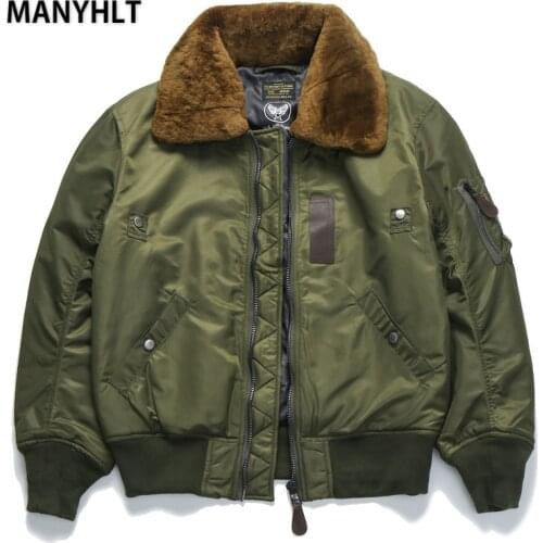 Winter Windproof Water Proof Military Jacket Outwear Men Cotton Padded Pilot Army Bomber Coat Casual Baseball Varsity Jackets