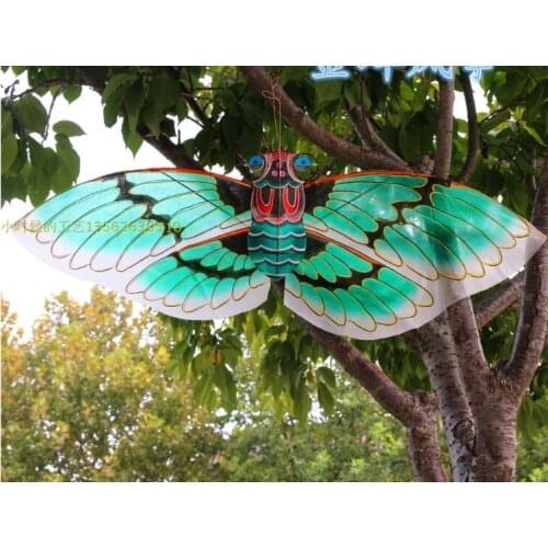 Handmade golden cicada knows 3D three-dimensional