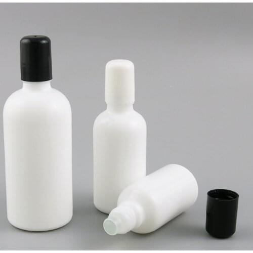 360 x 30ml 50ml 100ml Essential Oil Portable White Jade Bottles With Long Cap For Liquid Reagent Pipette Bottle Travel Vials