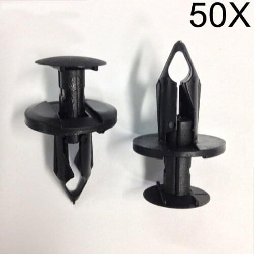 50pcs Bumper Rivet Fastener Clips Push Type Retainer 21030249 n807389S for Ford B28