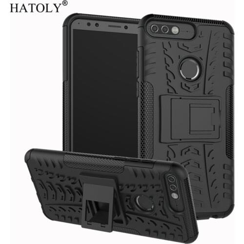 For Huawei Y7 Prime 2018 Case Armor Shell Heavy Duty Hard Back Phone Cover for Huawei Y7 Prime 2018 Case for Huawei Y7 Pro 2018