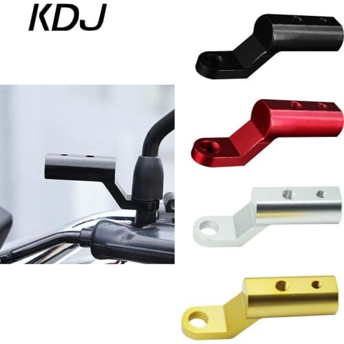 Motorcycle Rear View Handlebar Mirror Holder Mount Adapter Motorbike Light Expansion Bracket Phone Holder Stand Accessories