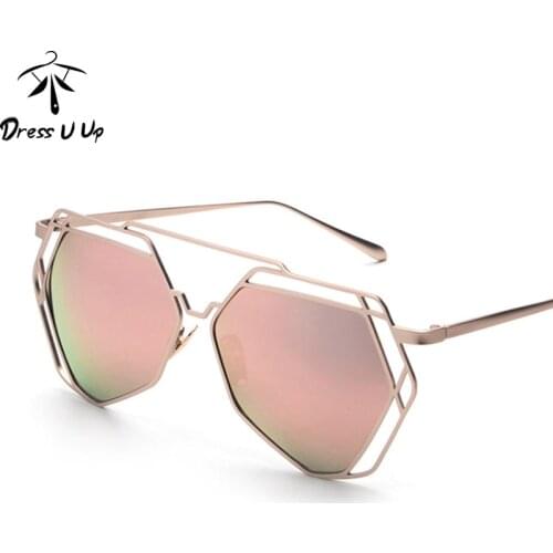 Женские солнцезащитные очки авиаторы Dress U Up China At AliExpress