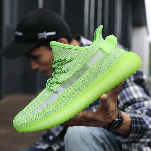 Womens sports shoes Childrens PU new mens womens casual running shoes couple mesh breathable trend sports shoes