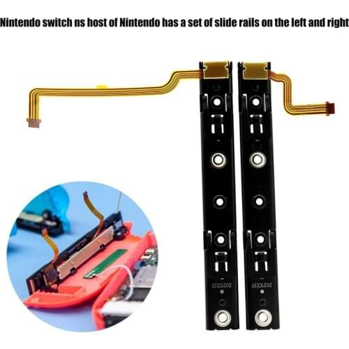L R LR Slide Left Right Sliders Railway Replacement For Nintend Switch Console Rail For NS Joy-con Controller With Sensor Cable
