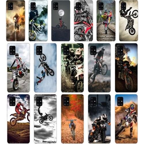 226FG Motocross moto cross dirtbikes Soft Silicone Tpu Cover Case for Samsung Galaxy A20 A20E A20S A40 A31 A41 A51 A71 case