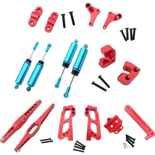 RC Car Metal Upgrade Parts Front Rear Shock Kit Fit for WLtoys 12428 12423 12429 FY01/02/03 RC Car Replacements