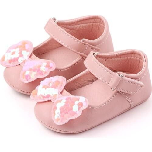 2020 NEW Newborn Baby Shoes Fashion Cute Baby Girl Shoes First Walkers Bow Baby Girl Shoes