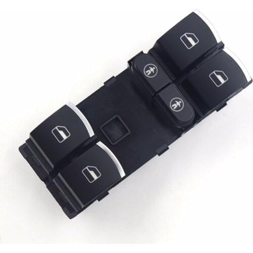 OEM 7P6959857 7P6 959 857 For VW Sharan 2011-2016 Touareg Touran For Seat Alhambra 2011-2016 Electric Black Power Window Switch