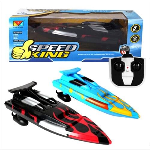 Radio Remote Control Boat Twin Motor High Speed RC Racing Outdoor Red Green Blue Black Color New Arrival