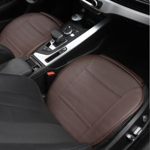 Luxury Car Seat Cushion For Audi A1a3 a4 a6 Q3 q5 Non-slip mat waterproof NAPPA leather Auto parts cover Interior supplies