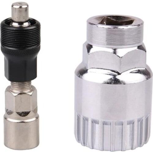 Bike Crank Puller Removal Bicycle Repair Extractor Bottom Bracket Remover Cycling Crankset Pedal Remover Bicycle Tool Universal