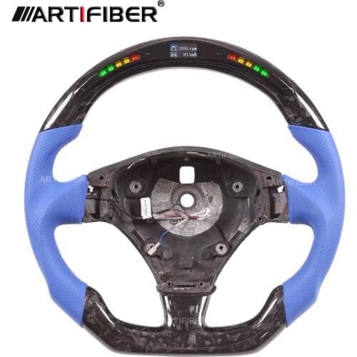 Carbon Fiber LED Steering Wheel for Maserati Granturismo,Ghibli,Levante,Turismo,Quattroporte,GranCabrio