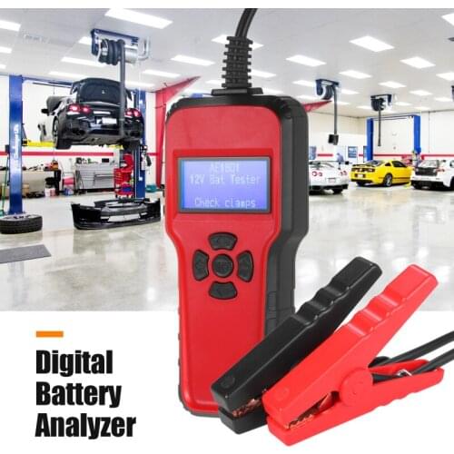 Car Batery Tester 12V Battery Load Tester Charging System Analyzer Diagnostic Tool AE1801 Battery Capacity Failure Tester Top