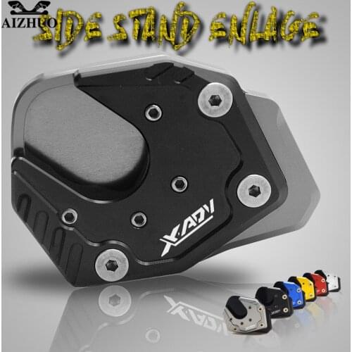 XADV For HONDA X-ADV XADV 2017 2018 CNC Aluminum Motorcycle Side Stand Enlarge Foot Kickstand Extension FOR XADV 2017 2018