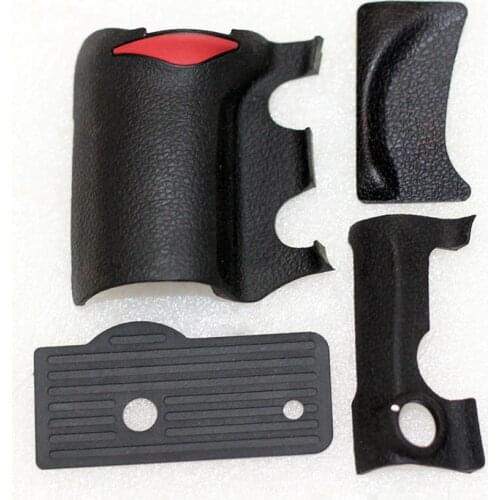 1Set of 4PCS Body rubber (Grip+left side+thumb+bottom) repair parts For Nikon D200 SLR